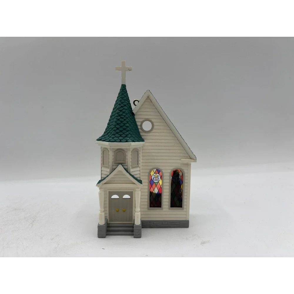 Hallmark Keepsake Ornament 1995 Vintage Town Church 12th in the Series